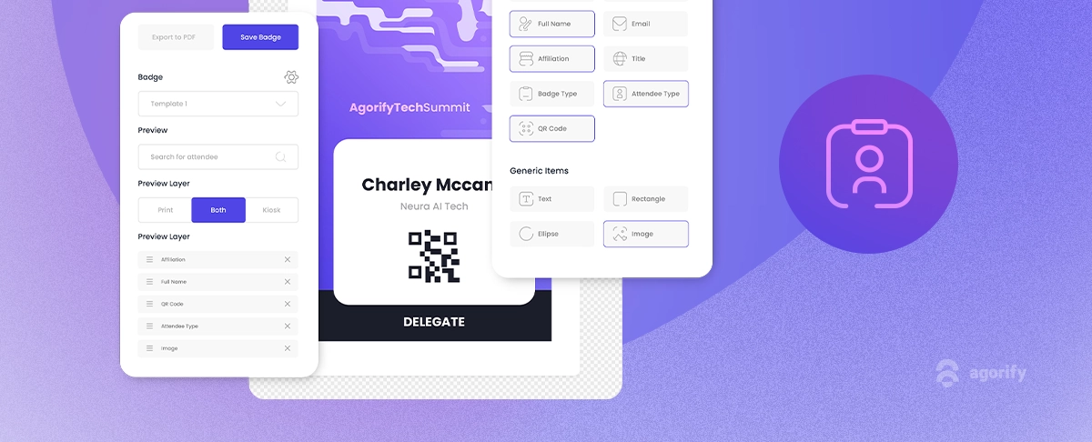 Online Badge Creator - Agorify